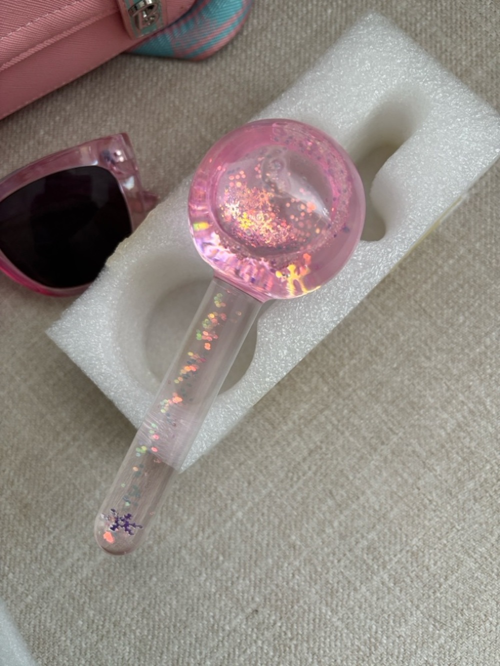Frozen Disney Elsa cold face wand ā pink snowflake sparkle